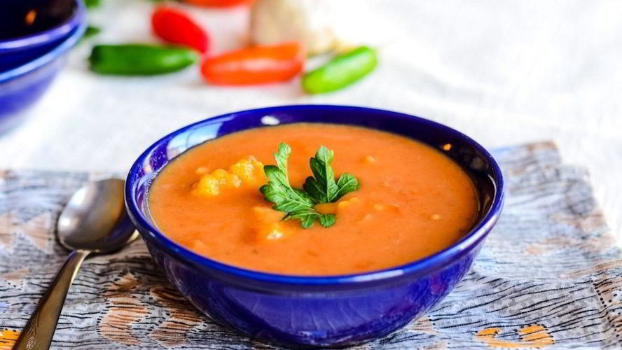 Рецепт супа-пюре овощной со сливками