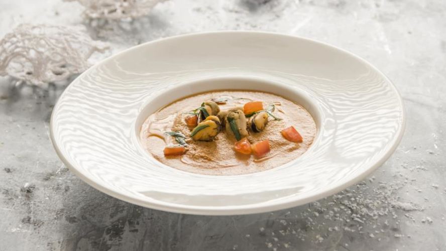 Рецепт супа-пюре с мидиями