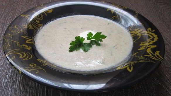 Рецепт Супа-пюре с цукини и грибами