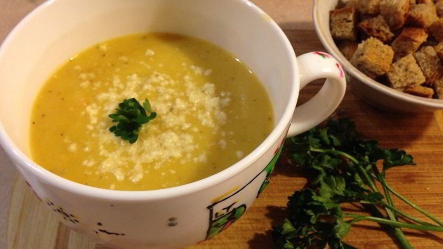 Рецепт супа-пюре с тыквой и сельдереем