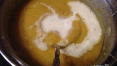 суп-пюре с тыквой и сельдереем