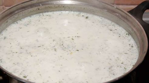 сырный суп-пюре с консервированной кукурузой