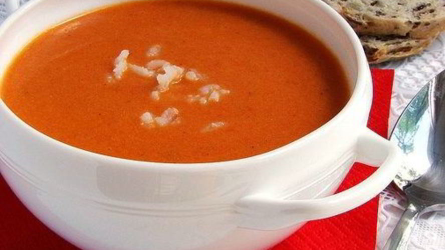 Рецепт томатного супа пюре с рисом