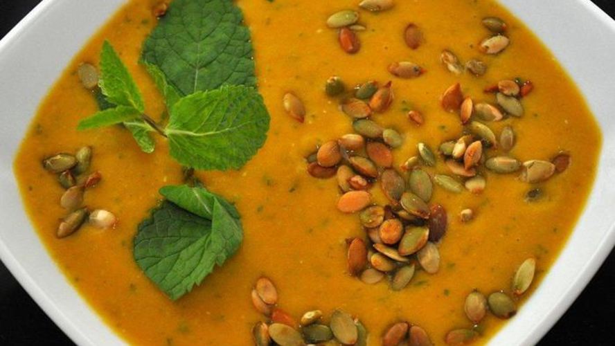 Рецепт тыквенного супа-пюре с чечевицей