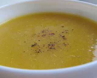 Тыквенный суп-пюре с имбирем