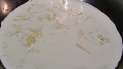 тыквенный суп-пюре с имбирным кремом