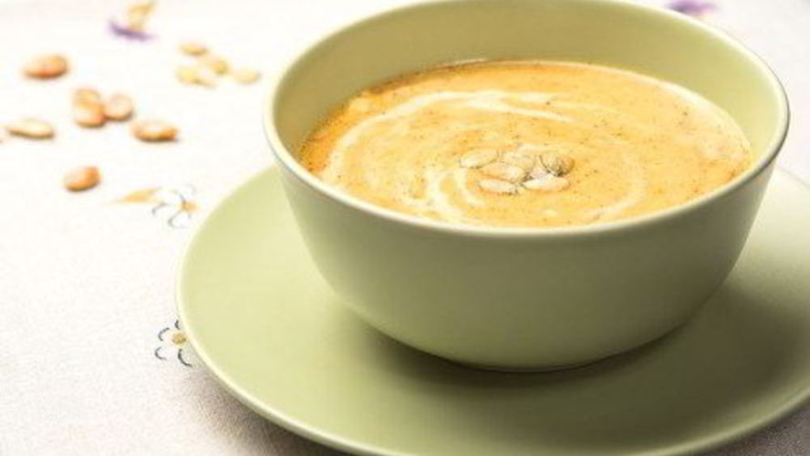 Рецепт тыквенного супа-пюре с карамелизованными семечками