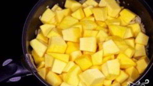 тыквенный суп-пюре с рисом