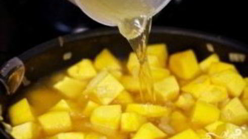 тыквенный суп-пюре с рисом