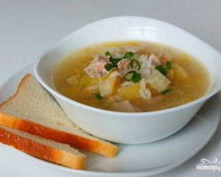 Суп рисовый с картофелем