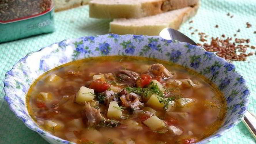 Рецепт супа рисового со свининой