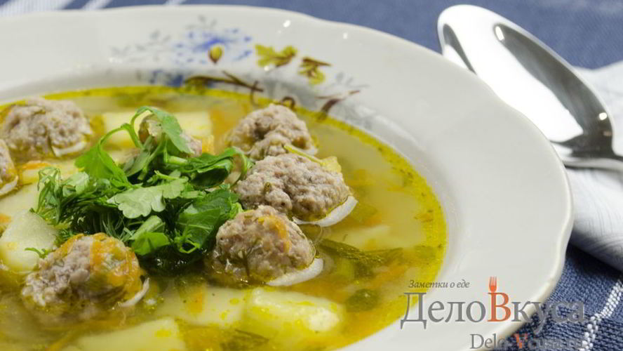Рецепт супа с фрикадельками