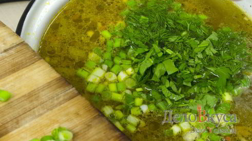 суп с фрикадельками