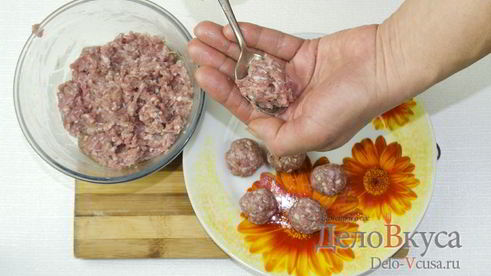 суп с фрикадельками