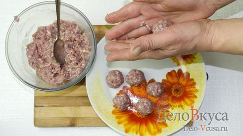 суп с фрикадельками