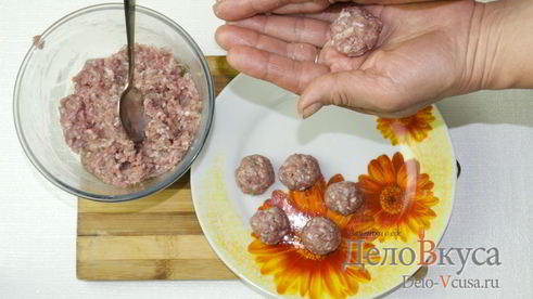 суп с фрикадельками