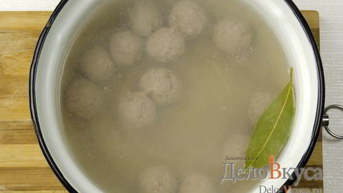 суп с фрикадельками