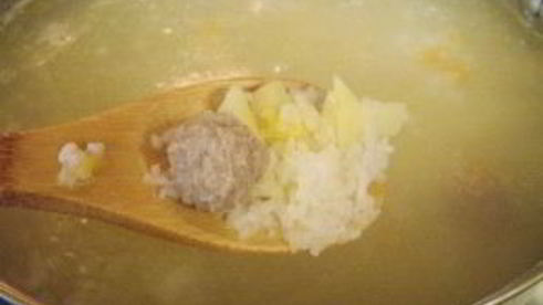 суп с колобками из фарша