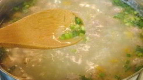 суп с колобками из фарша