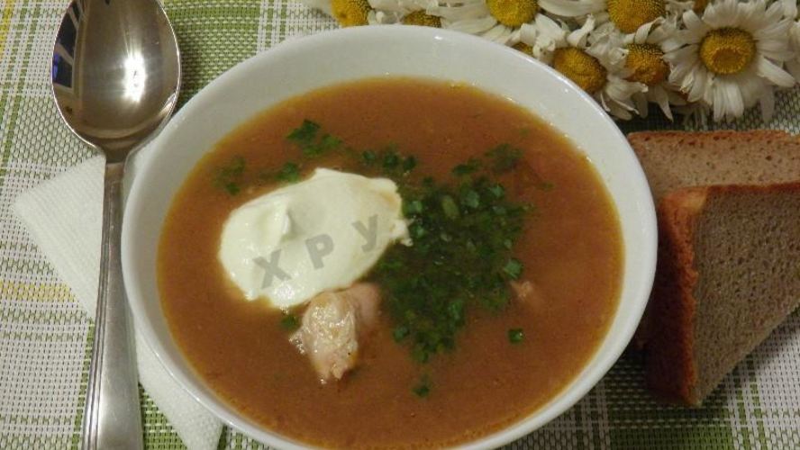 Рецепт супа с консервированной фасолью и курицей