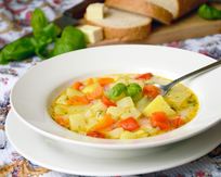 Суп с плавленным сыром