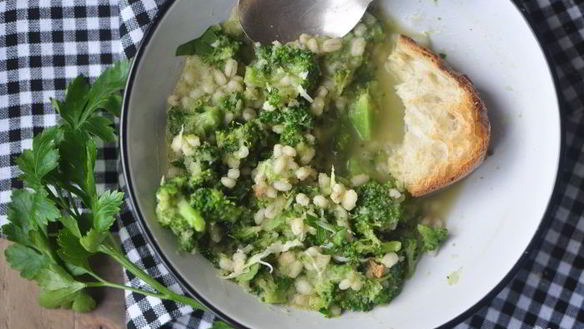 Рецепт Супа с ячменем и брокколи