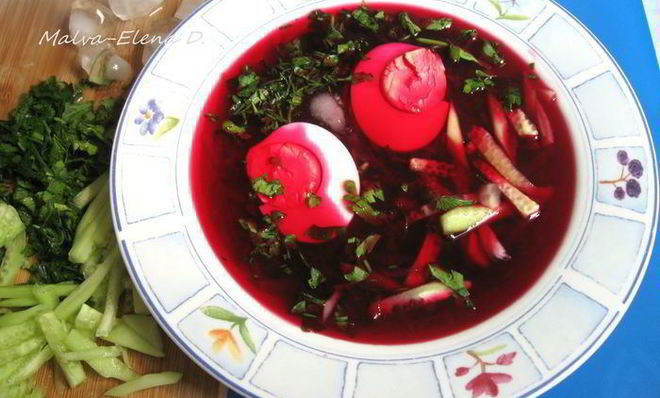 Холодный свекольник