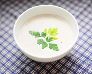 Сырный крем-суп с грибами