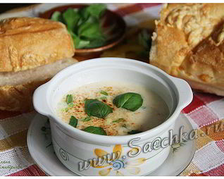 Сырный суп-пюре