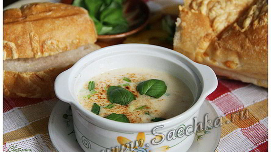 Рецепт сырного супа-пюре
