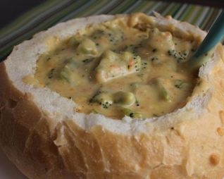 Сырный суп с брокколи