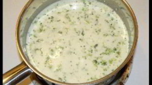 сырный суп с брокколи