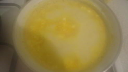 сырный суп с горошком