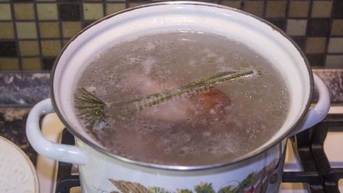 сырный суп с копченой курицей