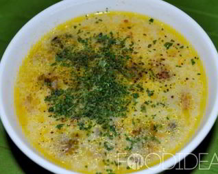 Сырный суп с шампиньонами