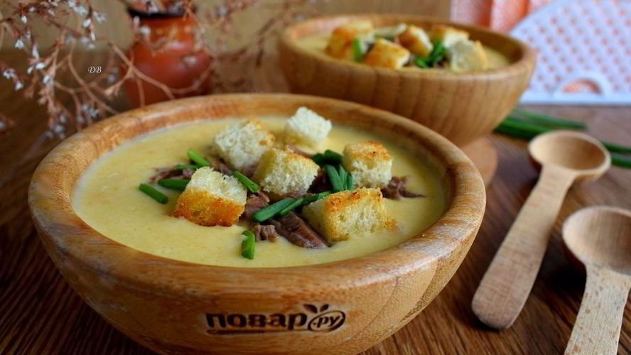 Рецепт сырного супчика