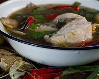 Тайский рыбный суп