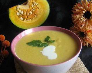 Тыквенный суп по-нормандски