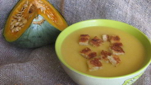тыквенный суп по-нормандски