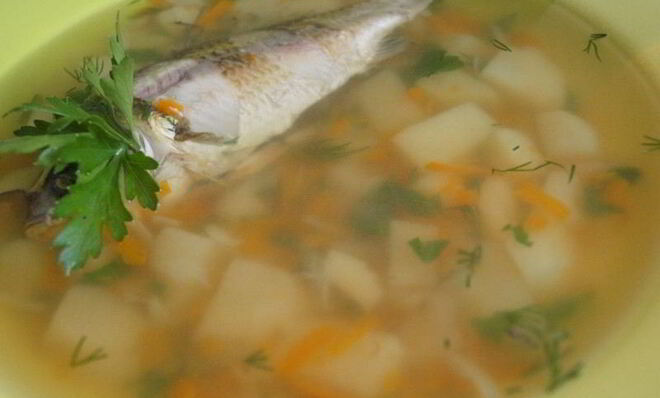 Уха из карася
