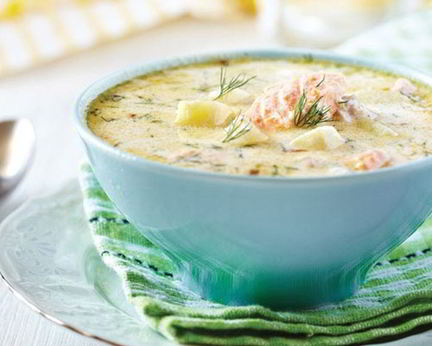 Уха из лосося