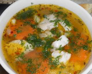 Уха из толстолобика