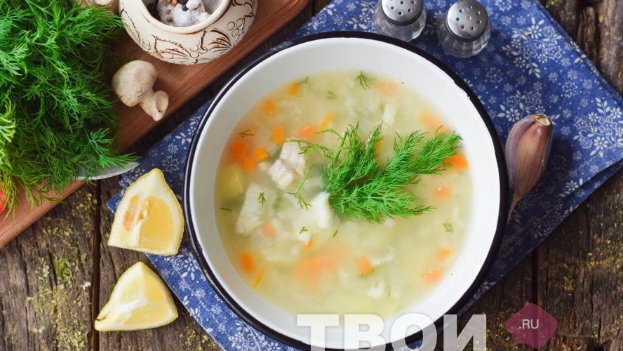 Рецепт ухи с рисом