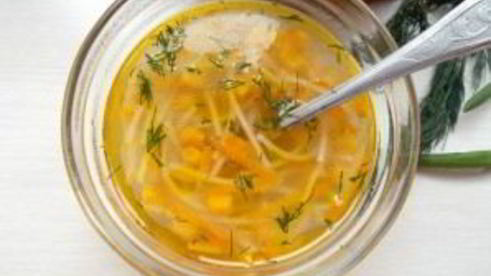 вермишелевый суп салоники