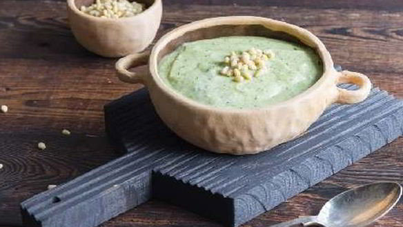 Рецепт Витаминного супа со шпинатом и брокколи