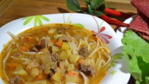 вкусный суп из говядины