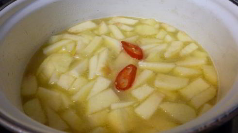 яблочный суп