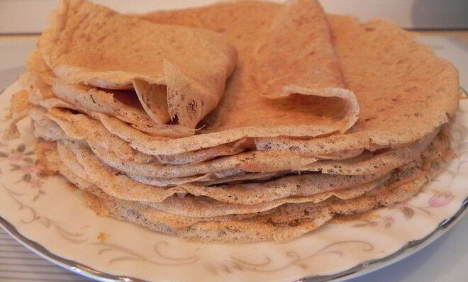 Ажурные блинчики в пост