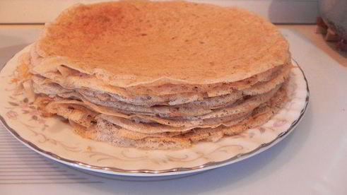 ажурные блинчики в пост