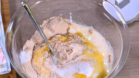 блинчики на кефире из трех видов муки